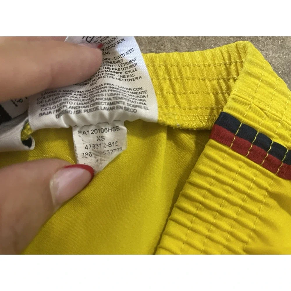 Nike FC Barcelona Dri-FIT Kids Sz XS 4-5 Soccer Football Shorts Yellow Slim Fit